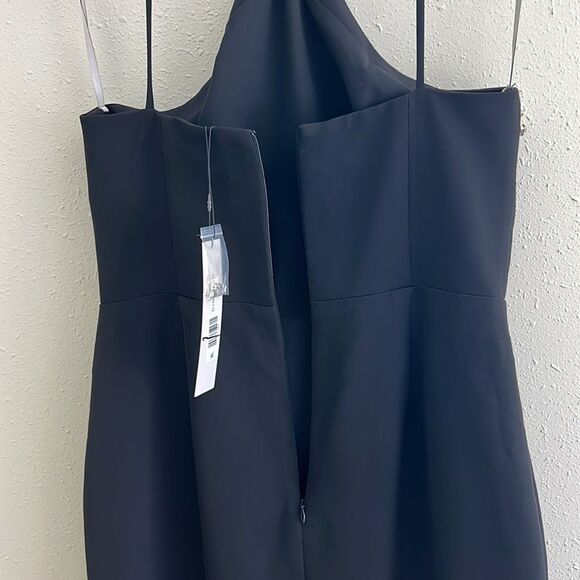 NWT ML Monique Lhuillier KIRA LONG DRESS - Occasion wear - black Size 8 - Picture 7 of 11